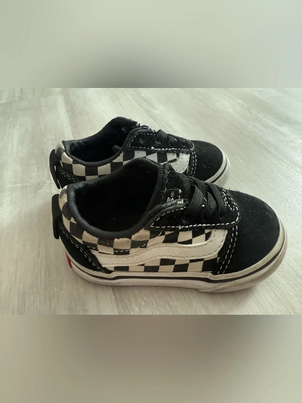 Infant size 4 vans checkered print